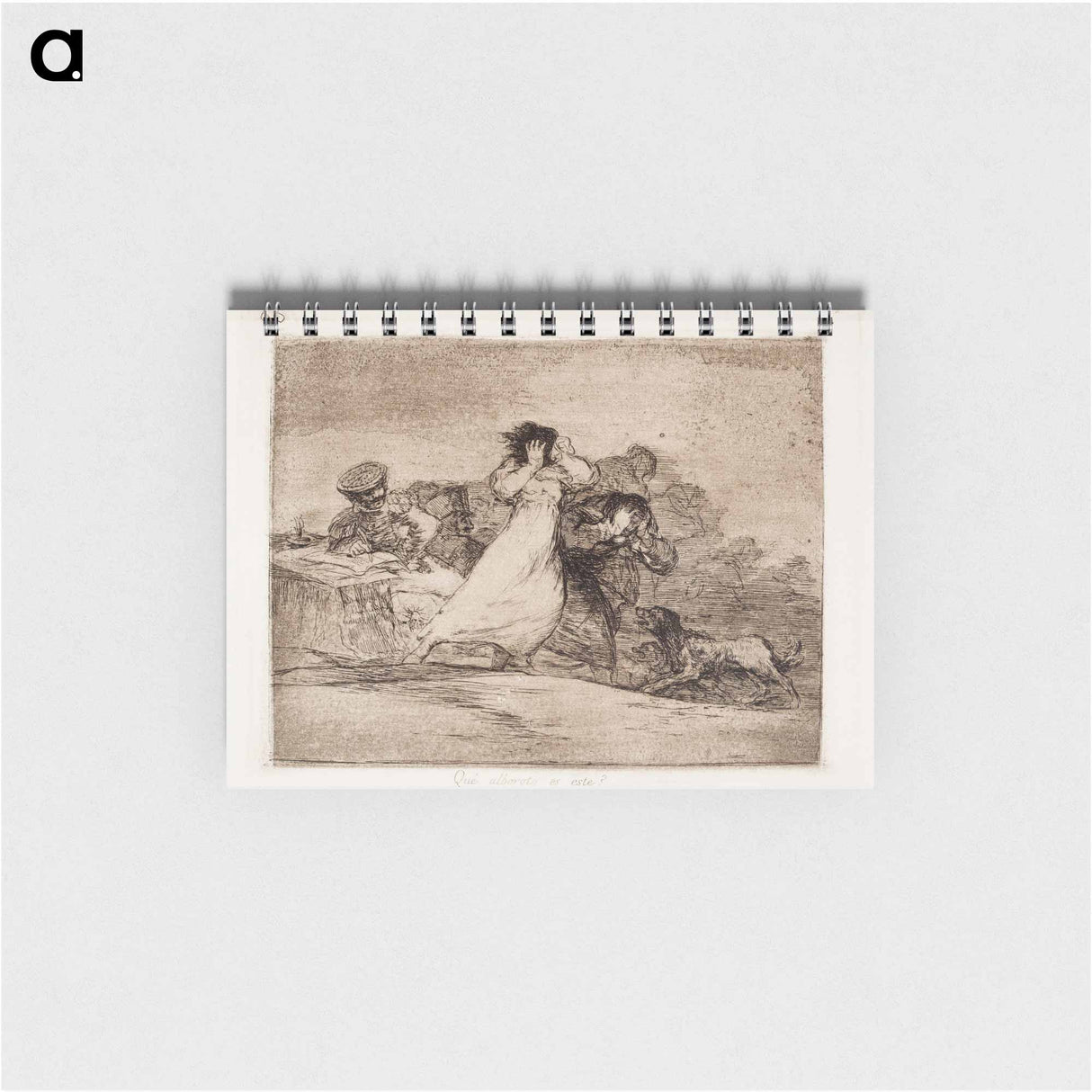 Mitä meteliä tämä on? (qué alboroto es esté?) - Francisco de Goya Memo.