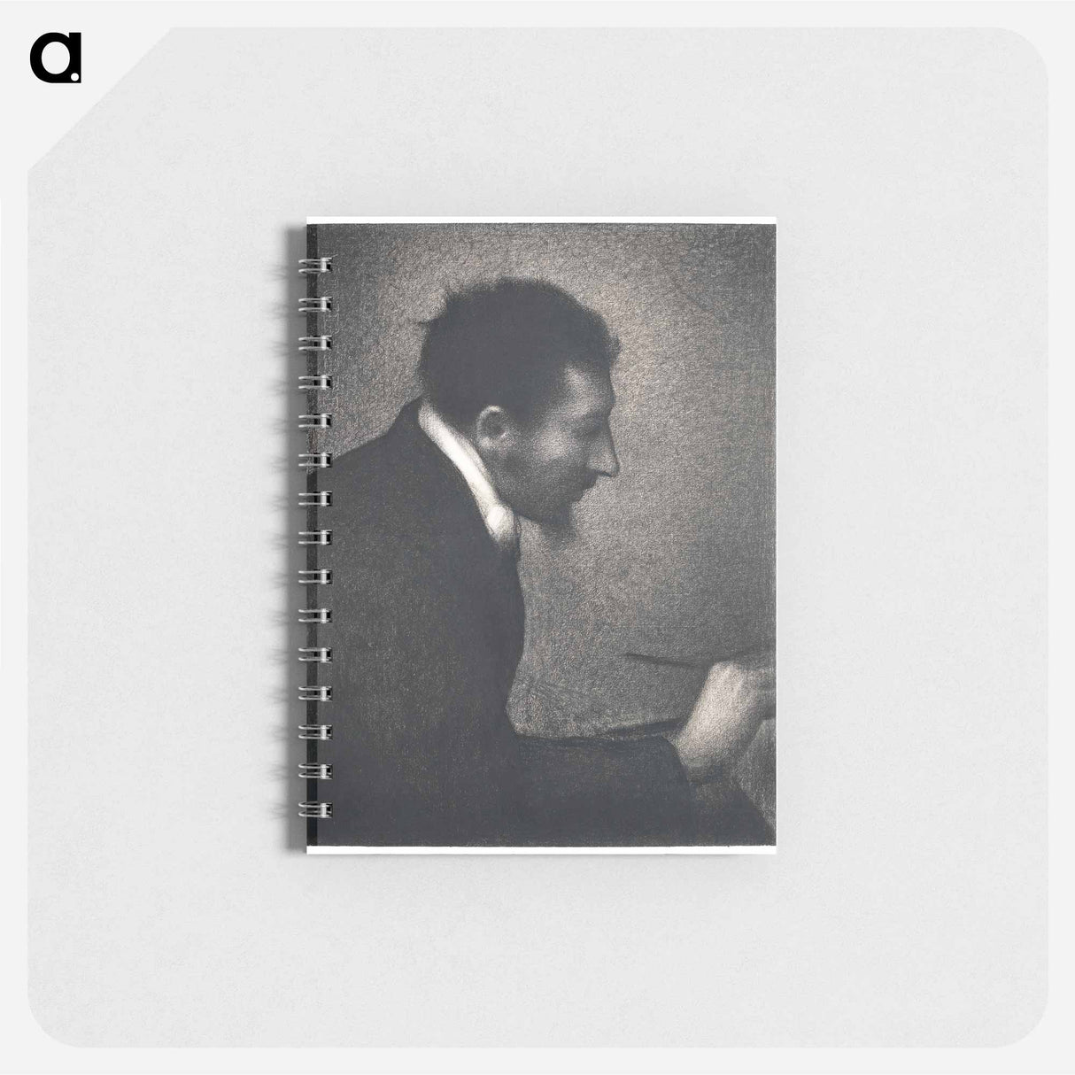 Portrait of Edmond Francois Aman-Jean - ジョルジュ スーラ Memo.