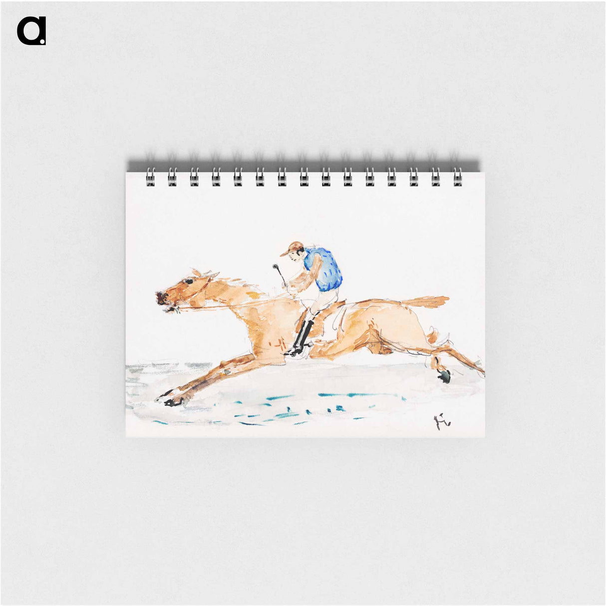 Jockey au Galop - アンリ ド トゥールーズ ロートレック Memo.