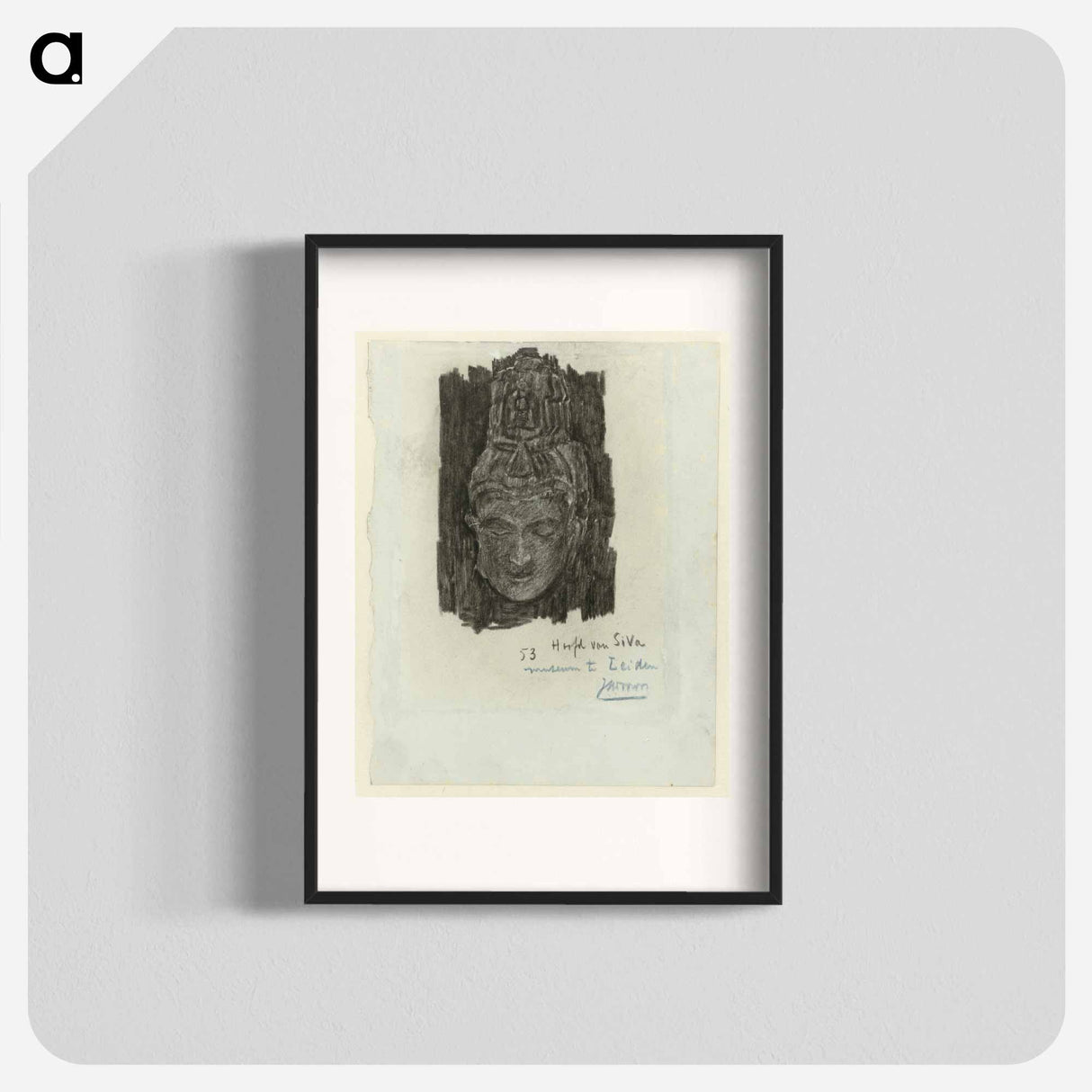 Study of the head of Shiva - Jan Toorop Poster.