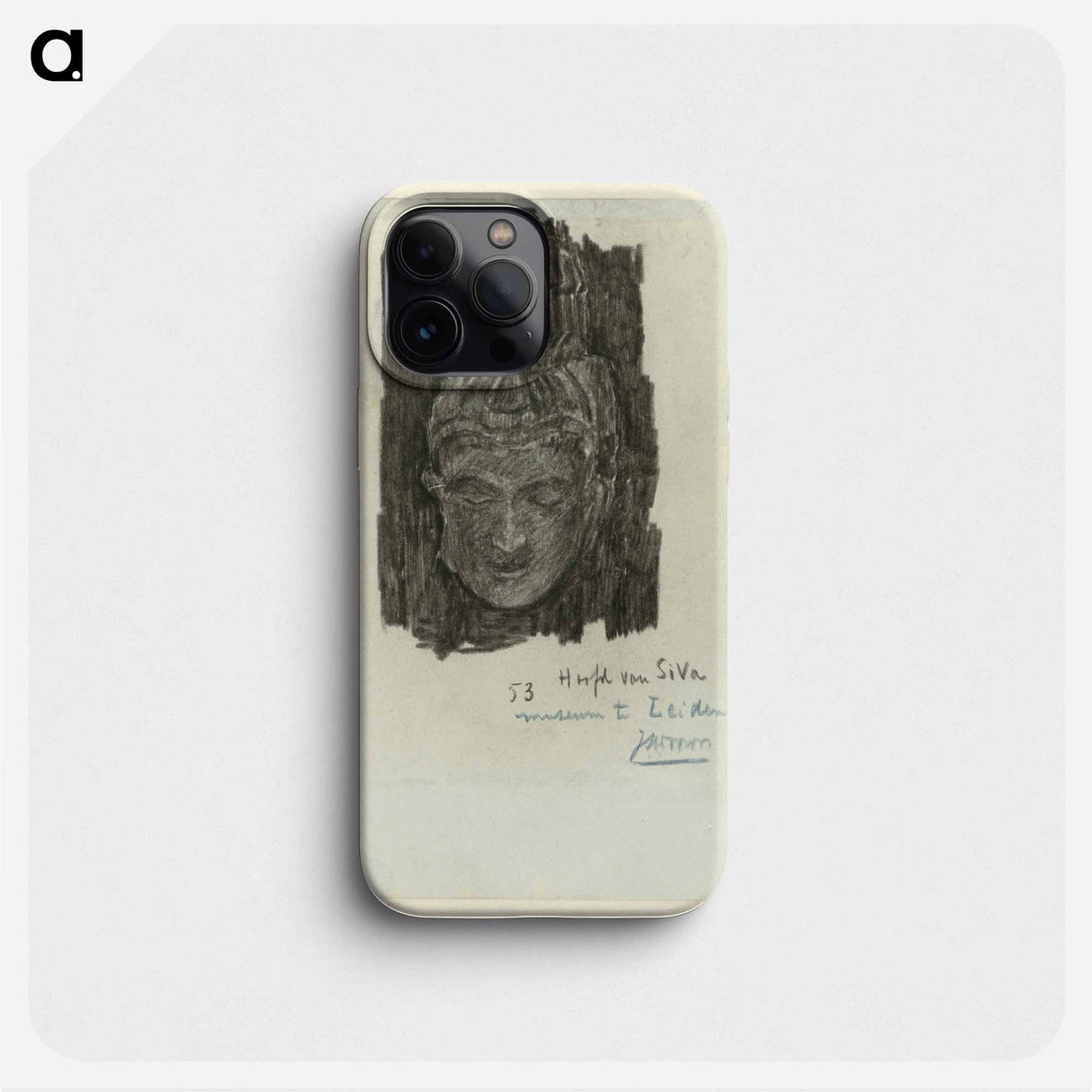 Study of head of Shiva - Jan Toorop Phone Case.