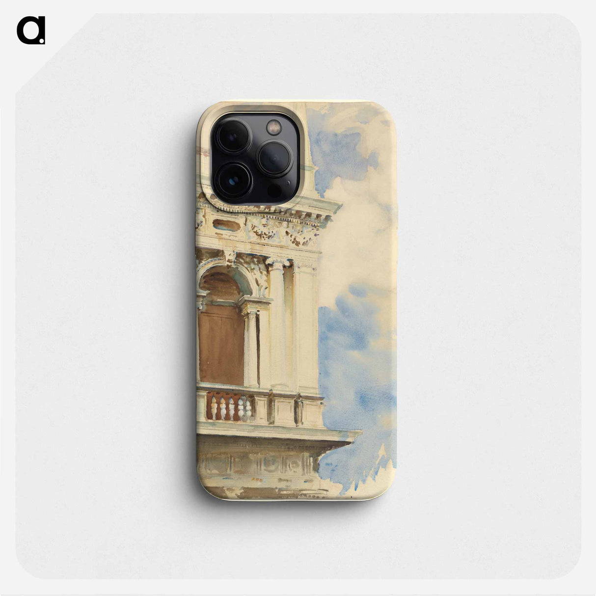 A Corner of the Library in Venice - ジョン シンガー サージェント Phone Case.