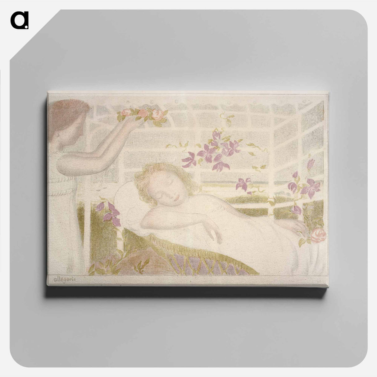 アートパネル-Allegory - モーリス ドニ Canvas.