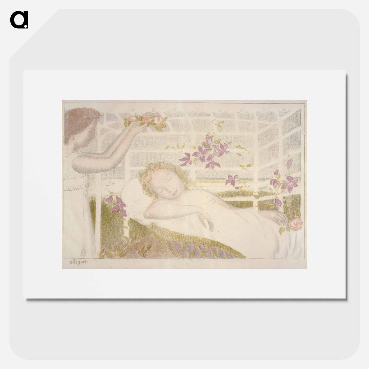 Allegory - Maurice Denis Poster.