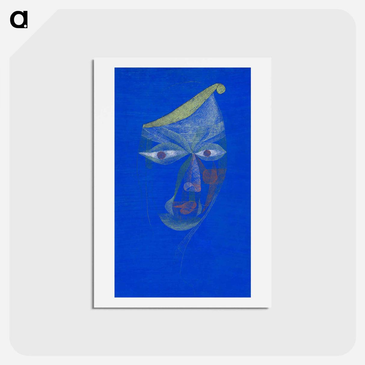 アートポストカード-Bildnis eines Asiaten (Portrait of an Oriental)
- パウル クレー Postcard.