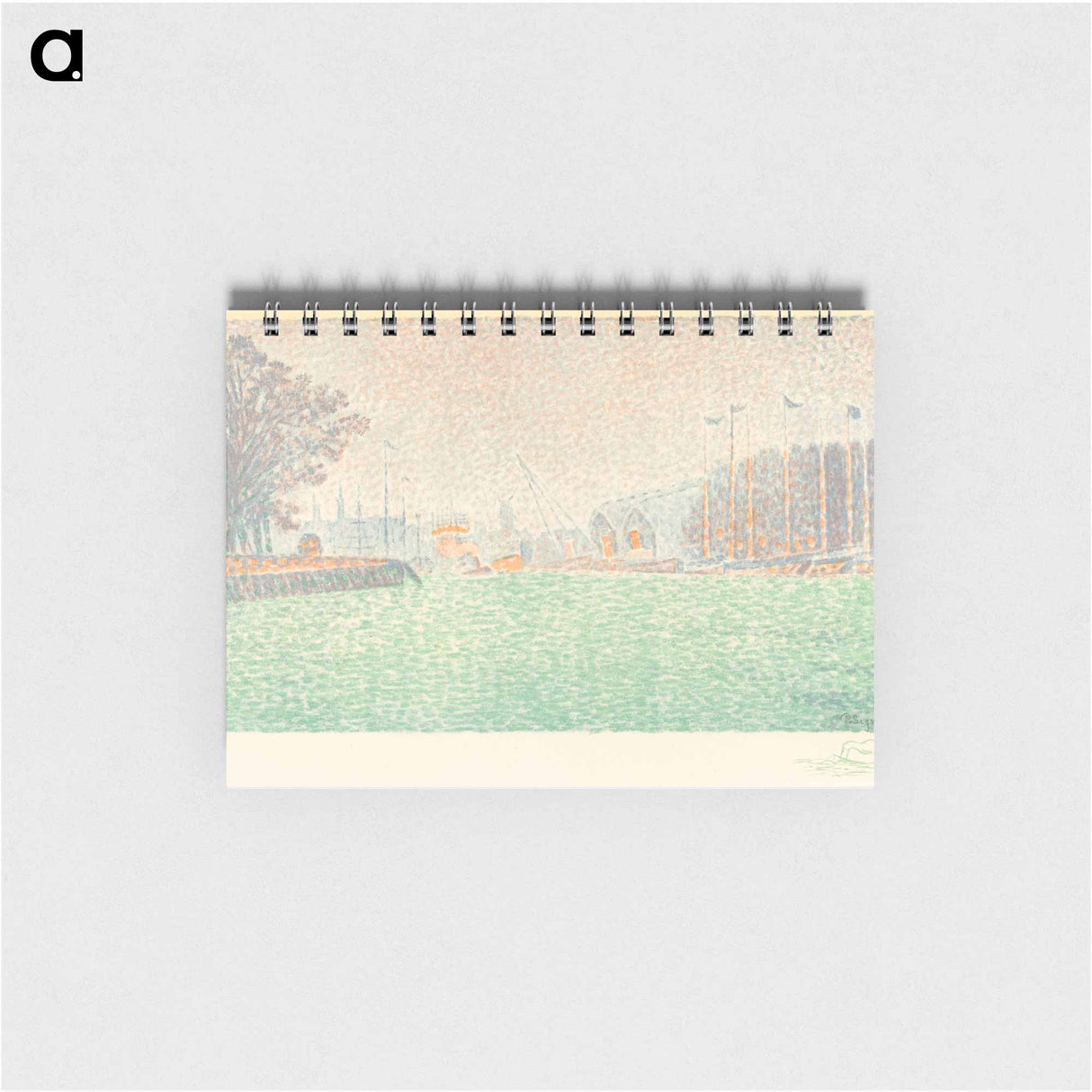 At Flushing (A Flessingue) - ポール シニャック Memo.