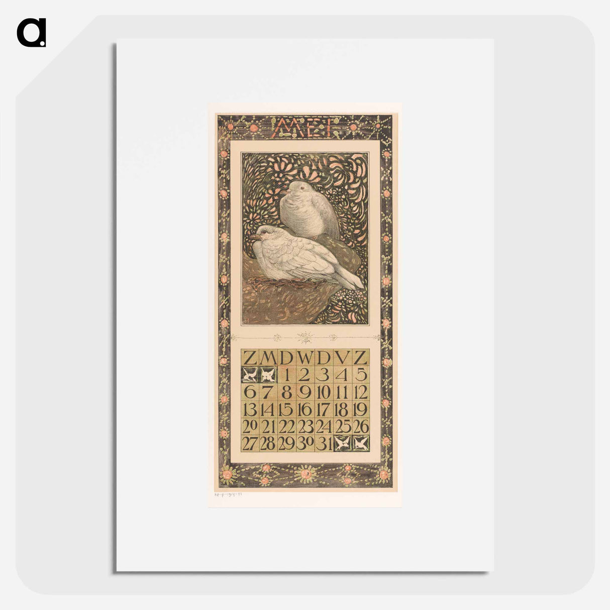 My calendar is coming - Theo van Hoytema Poster.