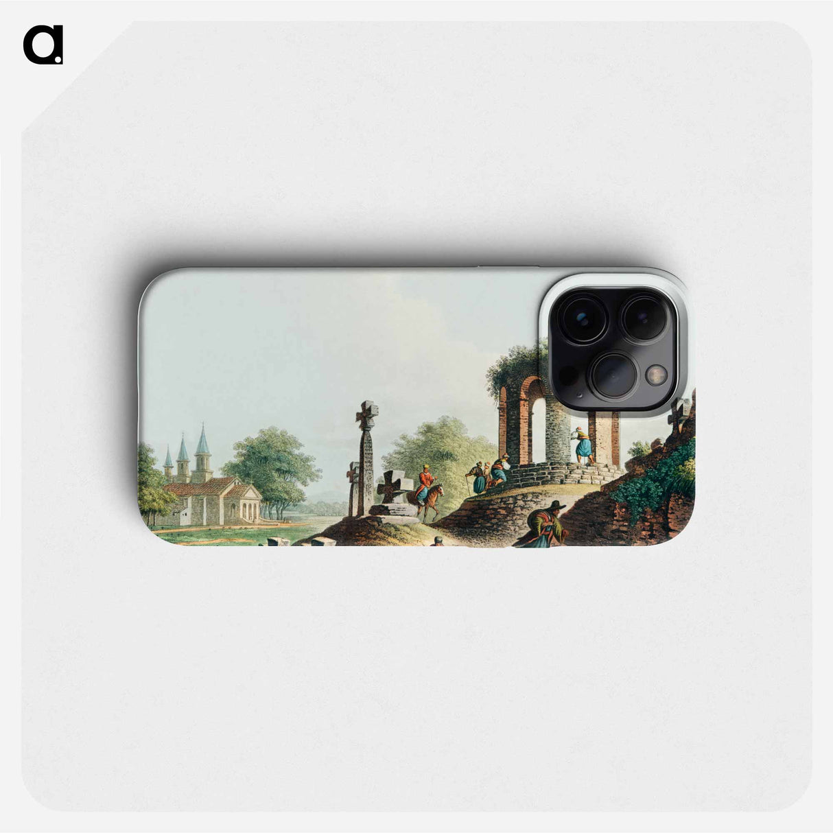 View near Bucharest - オスマン帝国領内の景色 Phone Case.