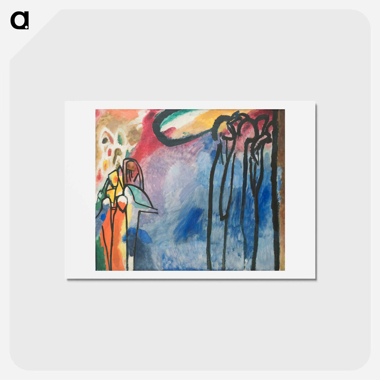 Improvisation 19 - ワシリー カンディンスキー Postcard.