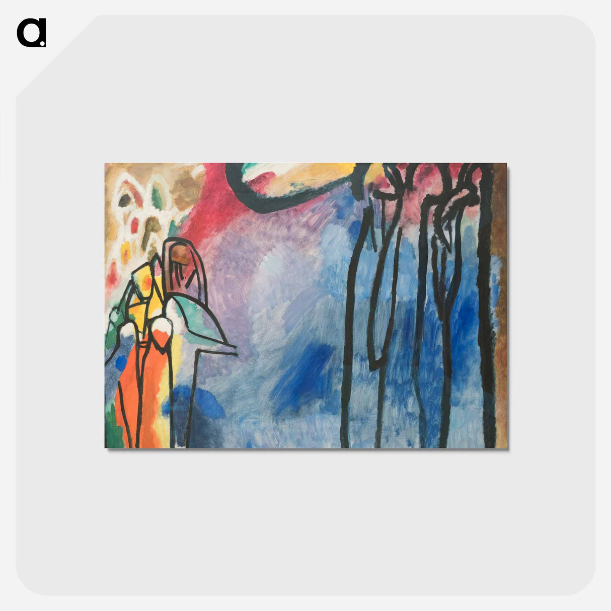 Improvisation 19 - ワシリー カンディンスキー Postcard.