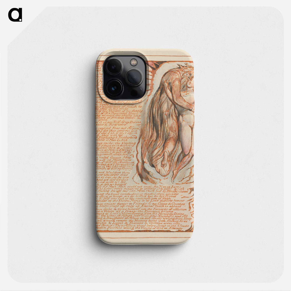 Jerusalem, Plate 96, "As the Sun & Moon lead forward...." - William Blake Phone Case.