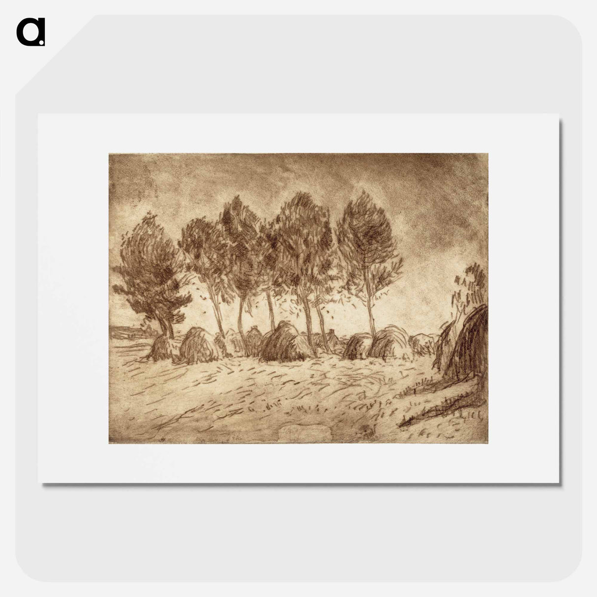 Heinäsuovat - アルフレッド ウィリアム フィンチ Poster.