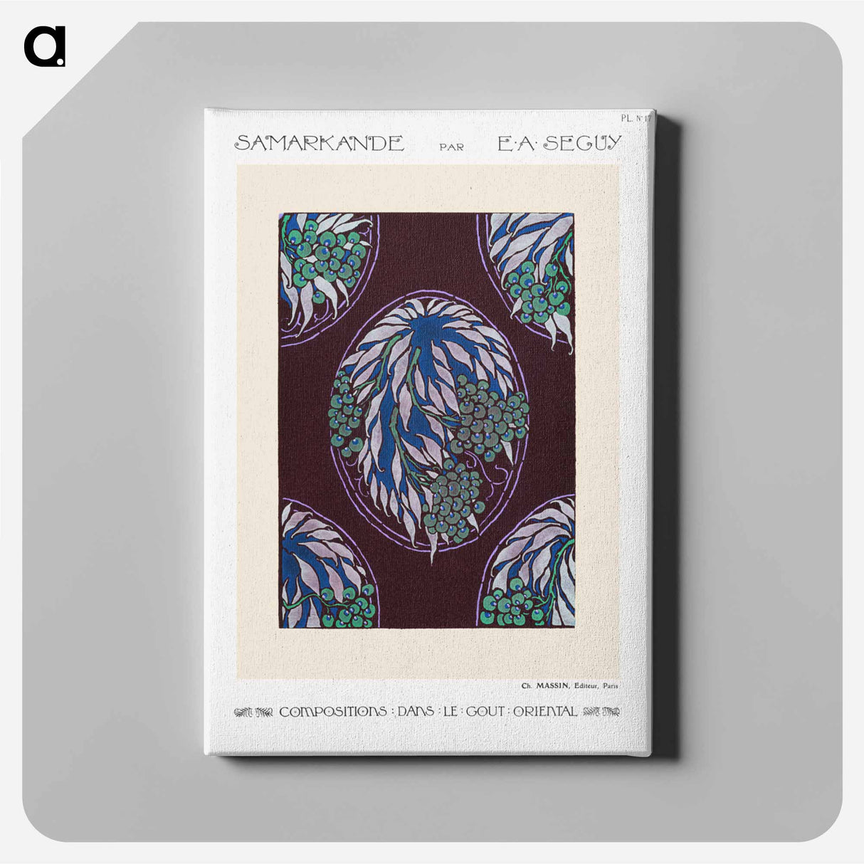 Fruit tree pattern - E.A.セギー Canvas.