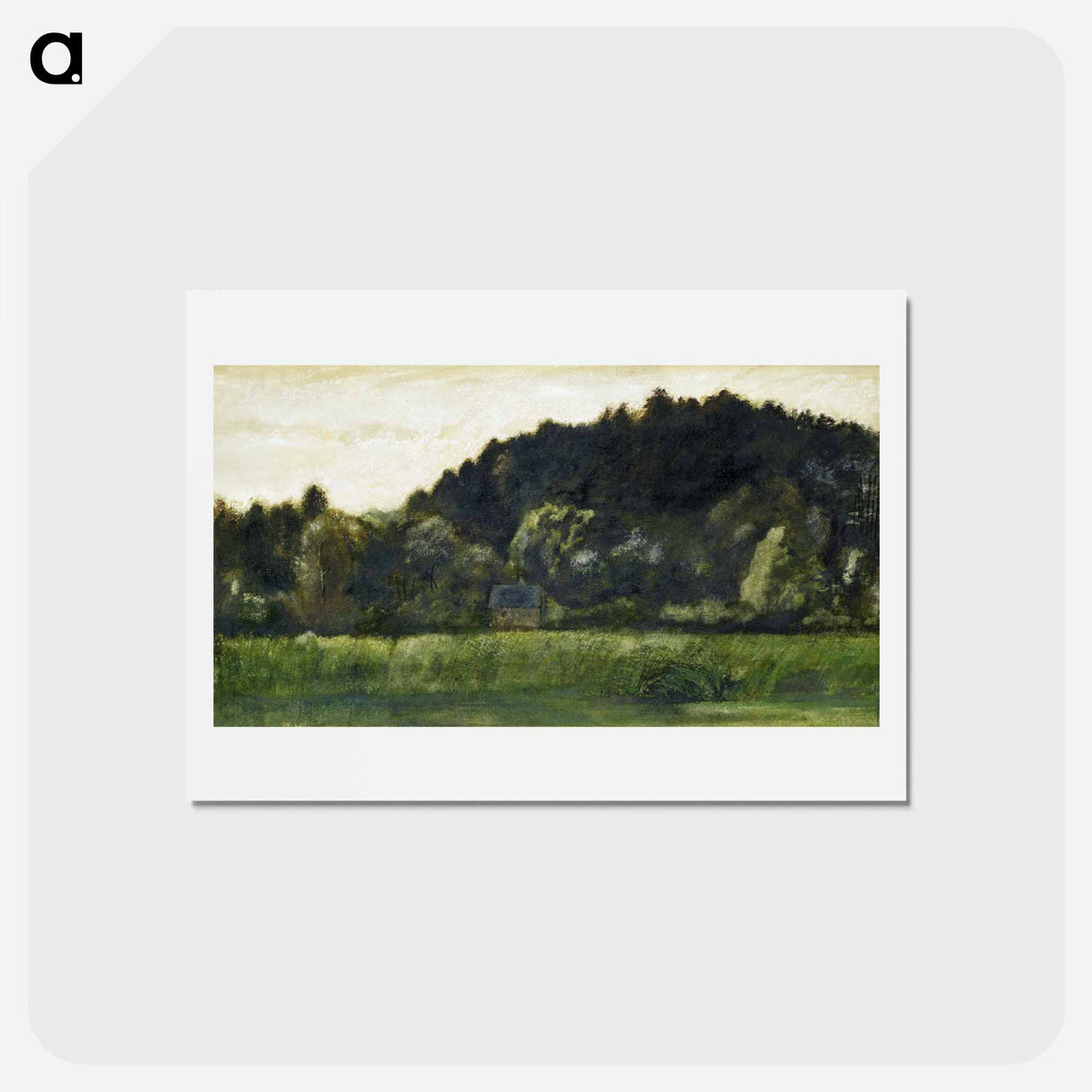 アートポストカード-Landscape - Study - エドワード バーン ジョーンズ Postcard.