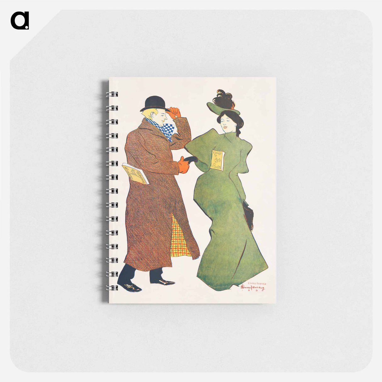 Man and woman shaking hands - エドワード ペンフィールド Memo.