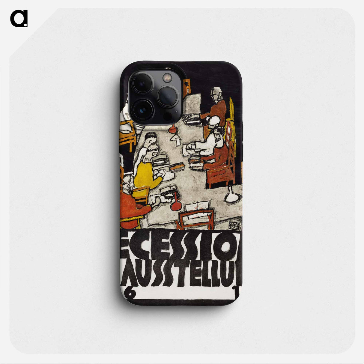 49th Secession exhibition by Egon Schiele - エゴン シーレ Phone Case.