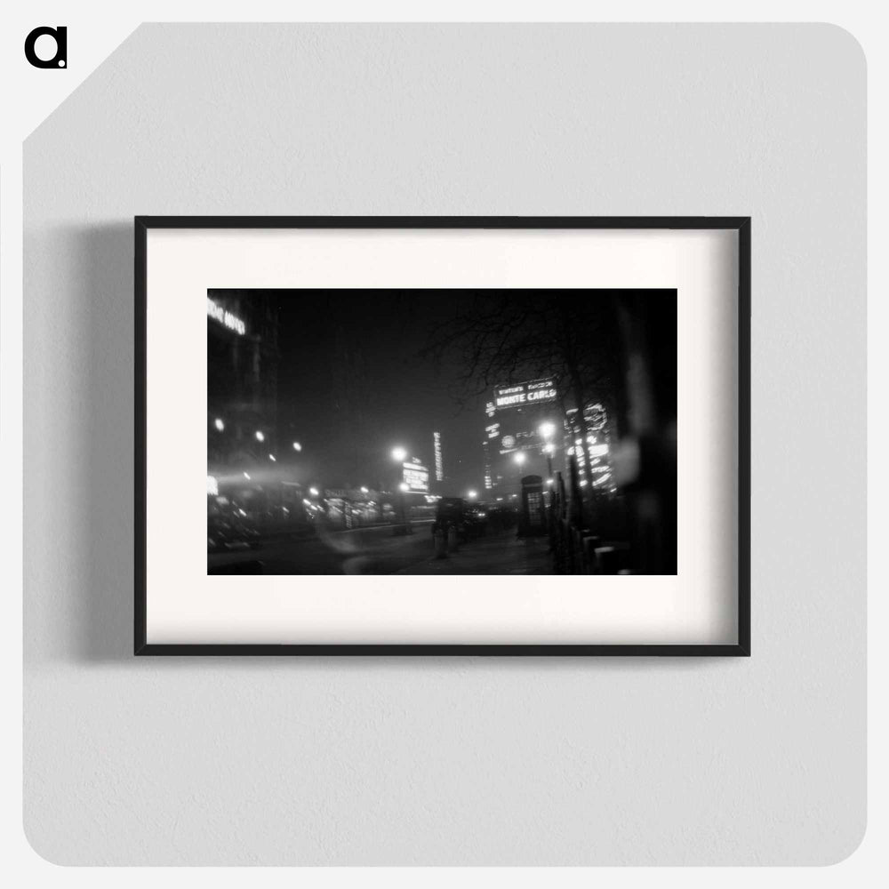 London street scene - エリック リー ジョンソン Poster.