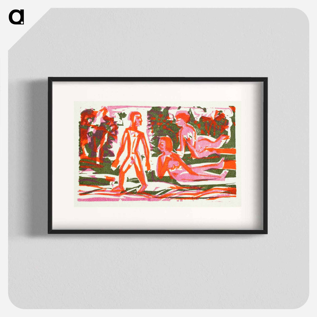 The woodcuts - Ernst Ludwig Kirchner Poster.