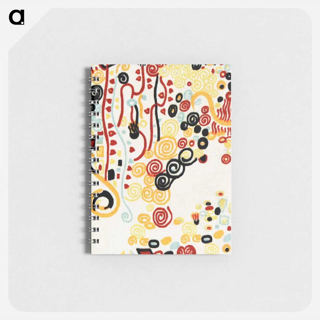 Textile sample by Gustav Klimt - グスタフ クリムト Memo.