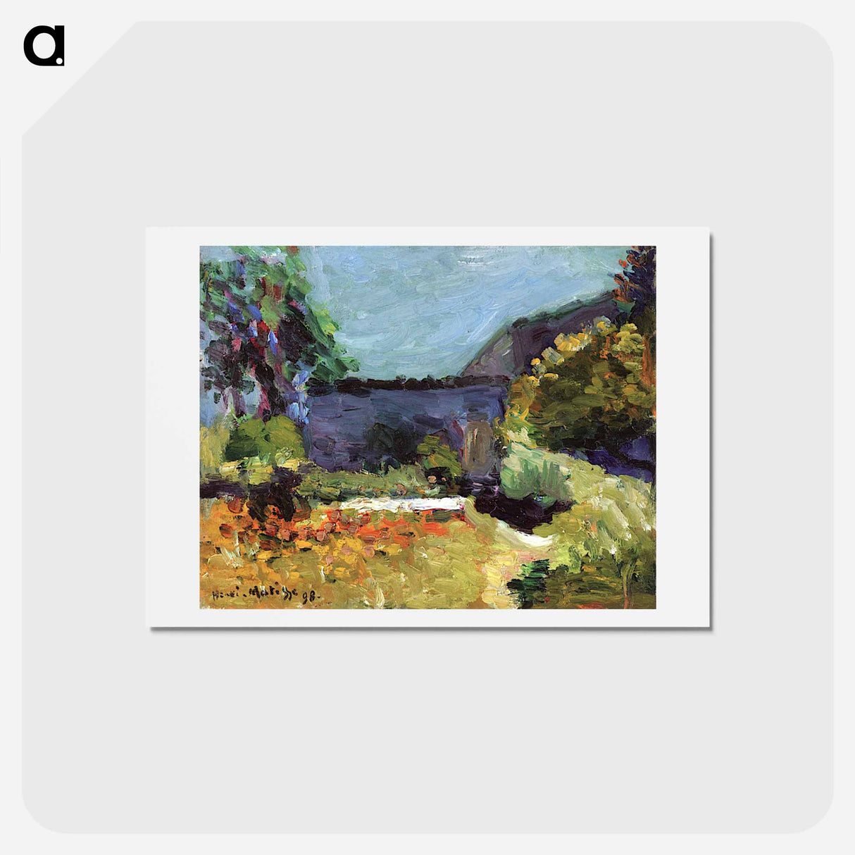 アートポストカード-Landscape - アンリ マティス Postcard.