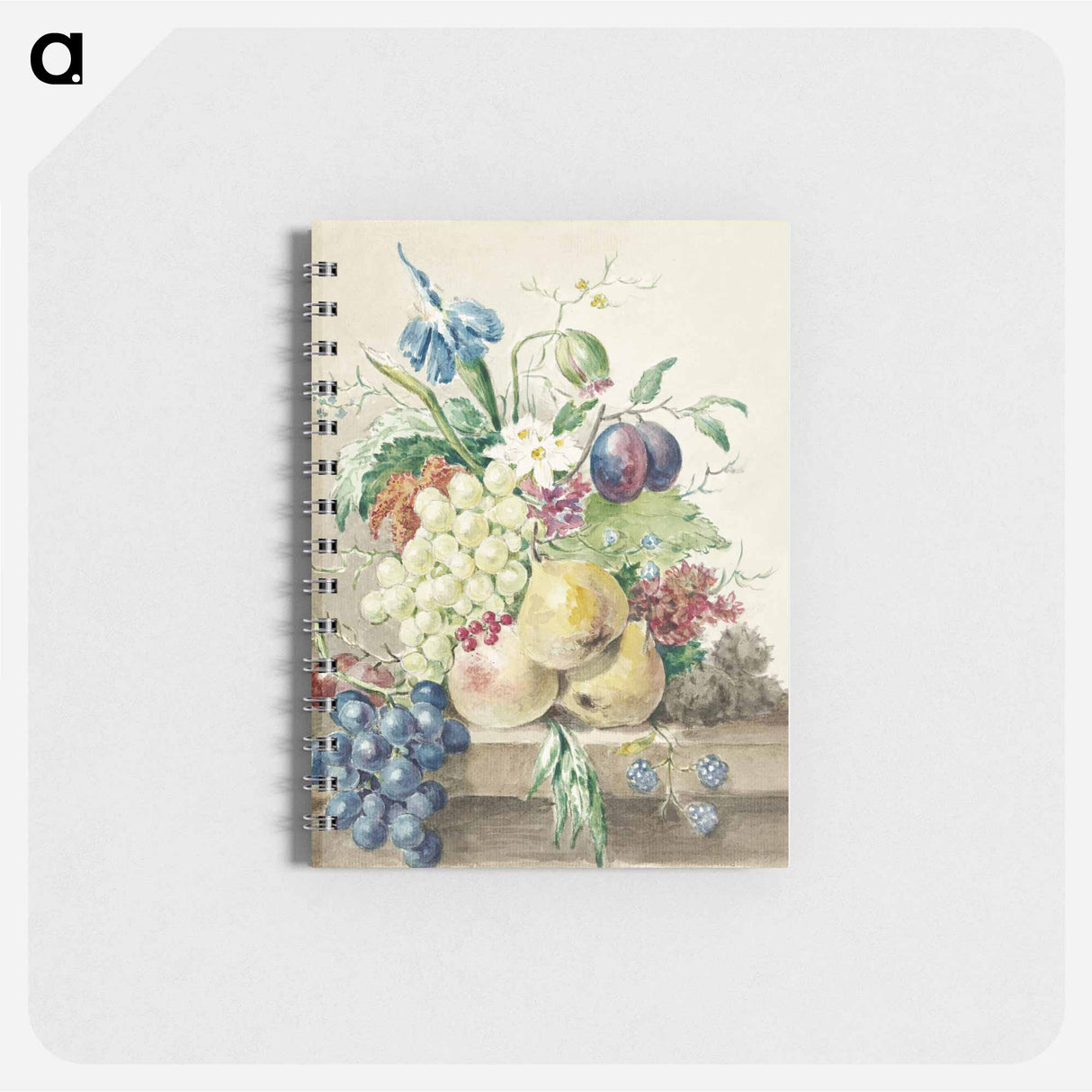 Still life of flowers and fruits - ジャン ベルナール Memo.