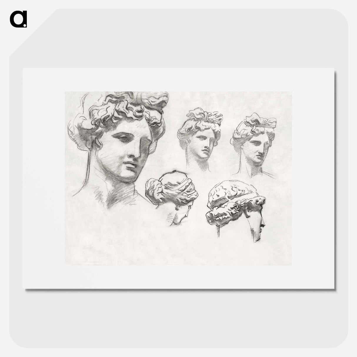 Studies for "Apollo and the Muses" - ジョン シンガー サージェント Poster.
