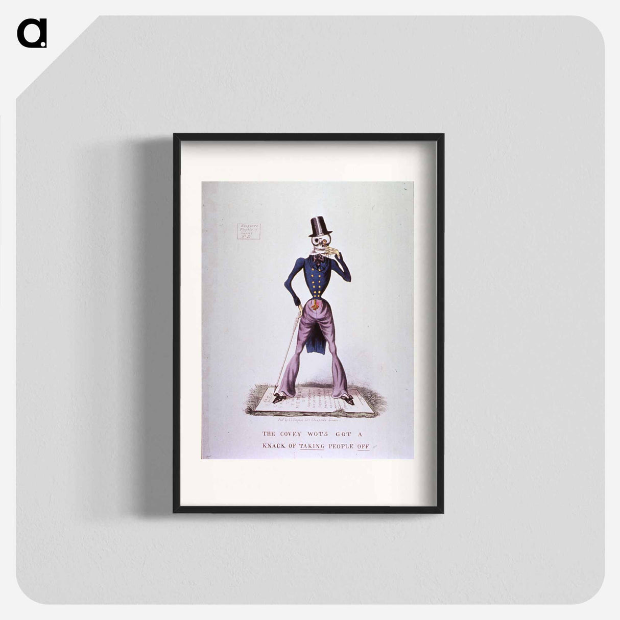 アートポスター-Death Standing on a Tombstone
- 国立医学図書館 Poster.