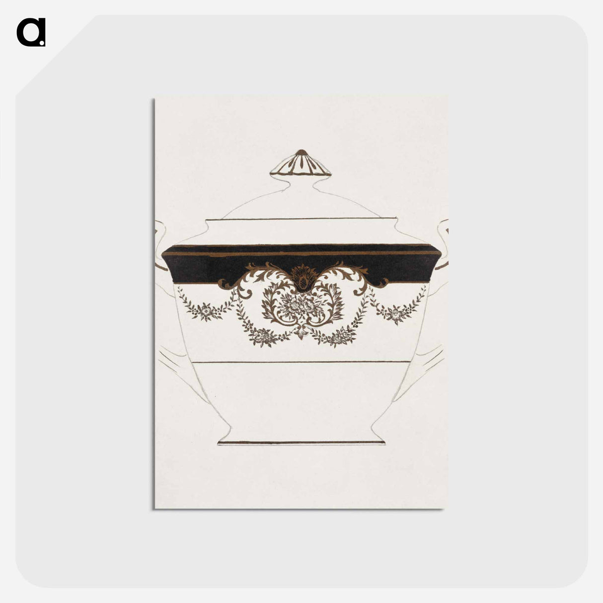 アートポストカード-Sugar Bowl Design
- ノリタケ工場 Postcard.