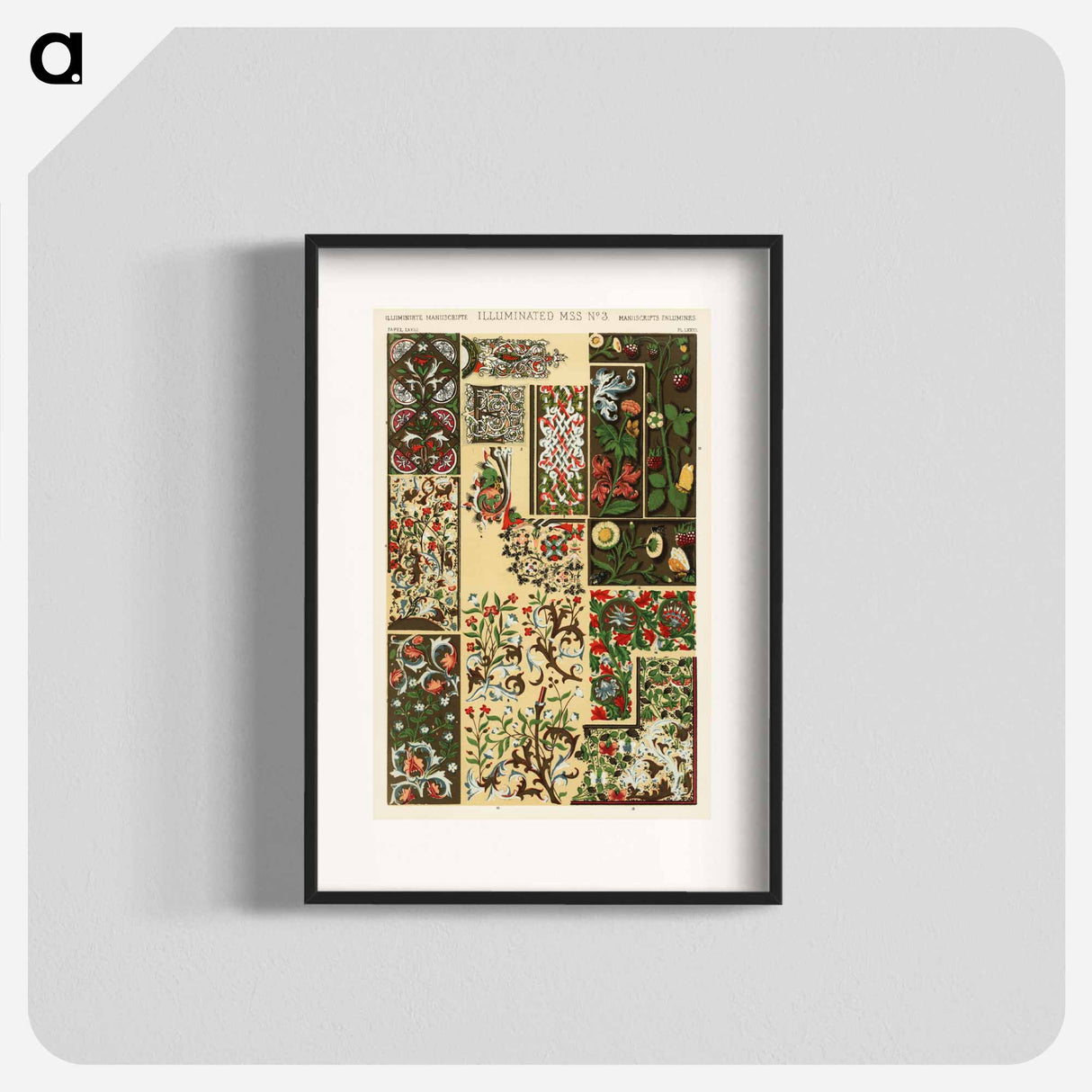 アートポスター-Nineteenth-Century Ornament Pattern
- 装飾の文法 Poster.