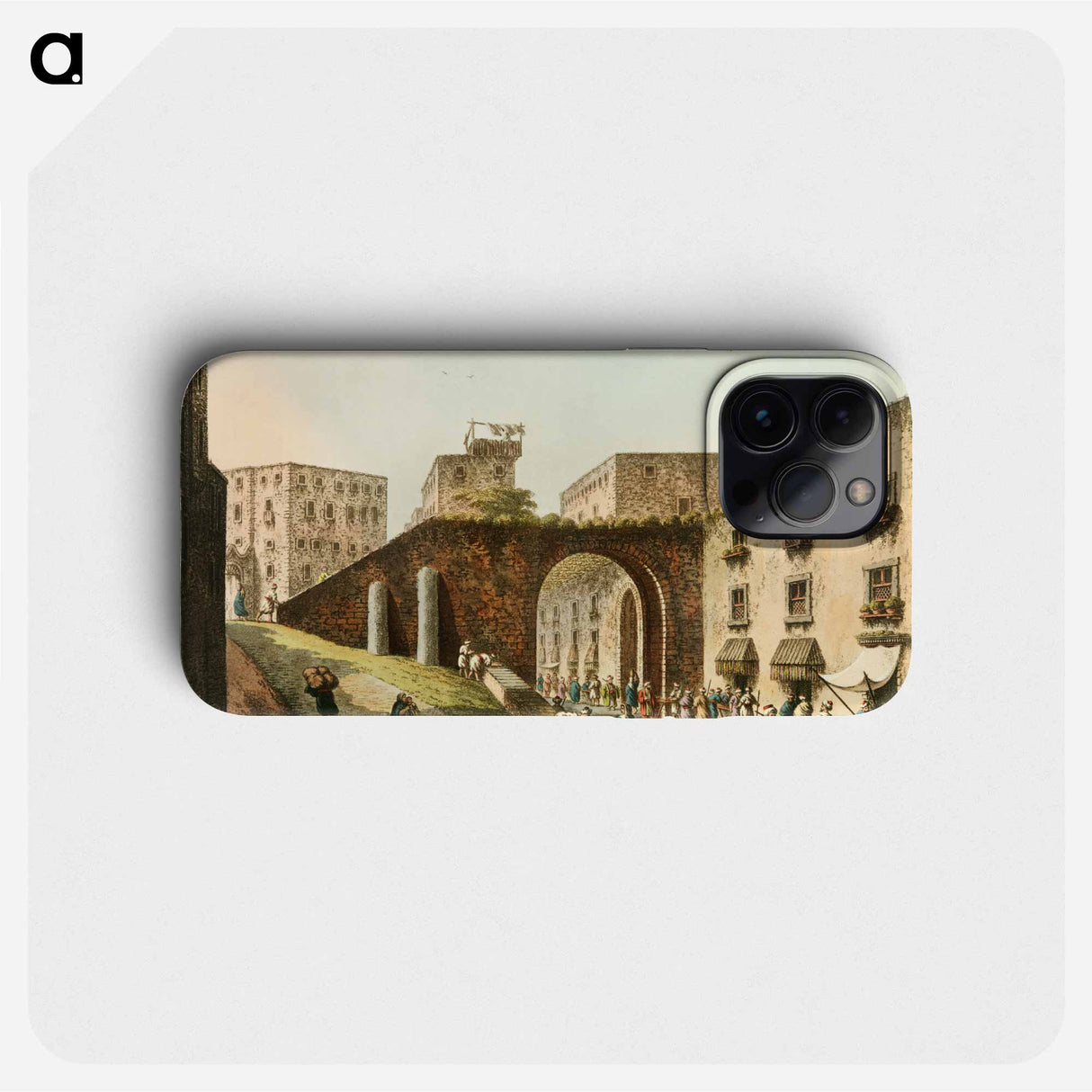 Part of Jerusalem from Views in the Ottoman Dominions, in Europe, in Asia, and some of the Mediterranean islands - オスマン帝国領内の景色 Phone Case.