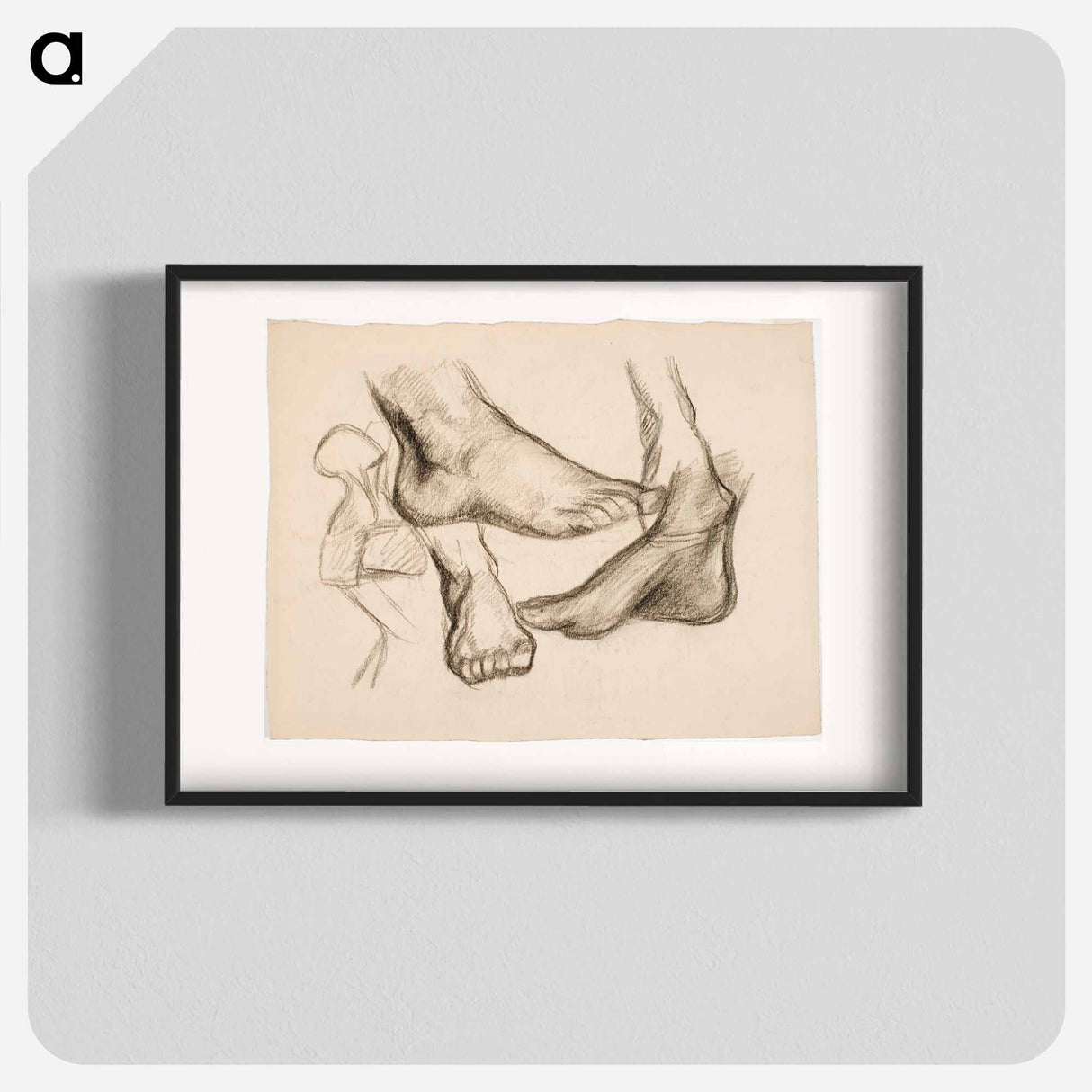 Jalkaharjoitelmia - アルフレッド ウィリアム フィンチ Poster.