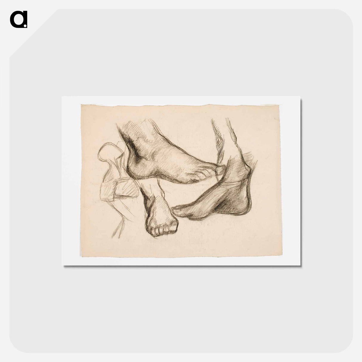 Jalkaharjoitelmia - アルフレッド ウィリアム フィンチ Postcard.