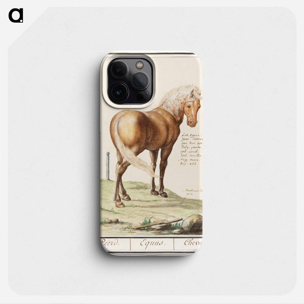 Horse - アンセルムス ボエティウス デ ブート Phone Case.