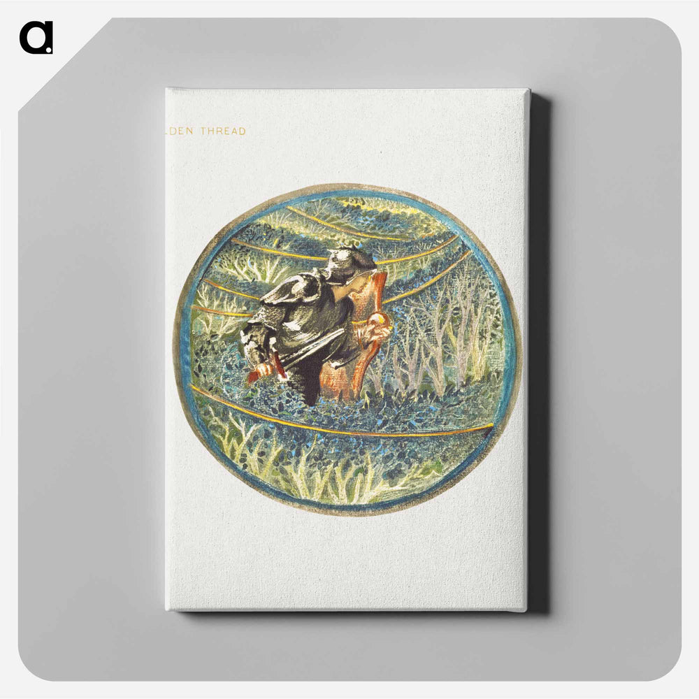 Golden Thread from The Flower Book - エドワード バーン ジョーンズ Canvas.