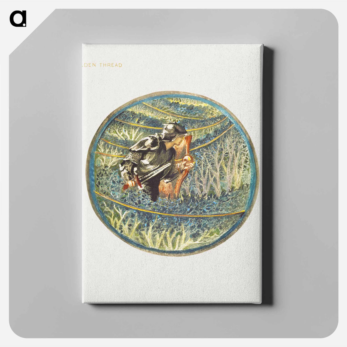 Golden Thread from The Flower Book - エドワード バーン ジョーンズ Canvas.