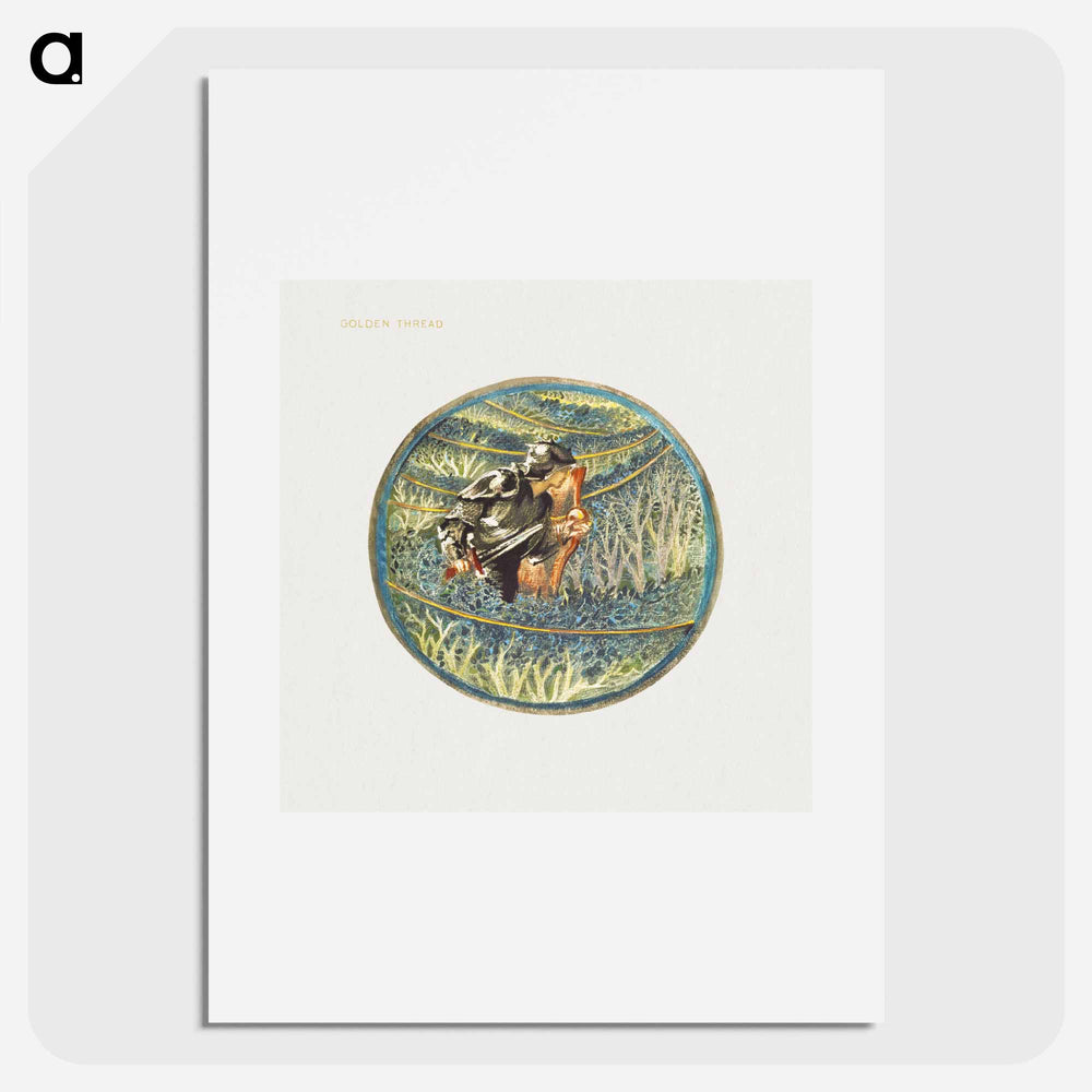 Golden Thread from The Flower Book - エドワード バーン ジョーンズ Poster.