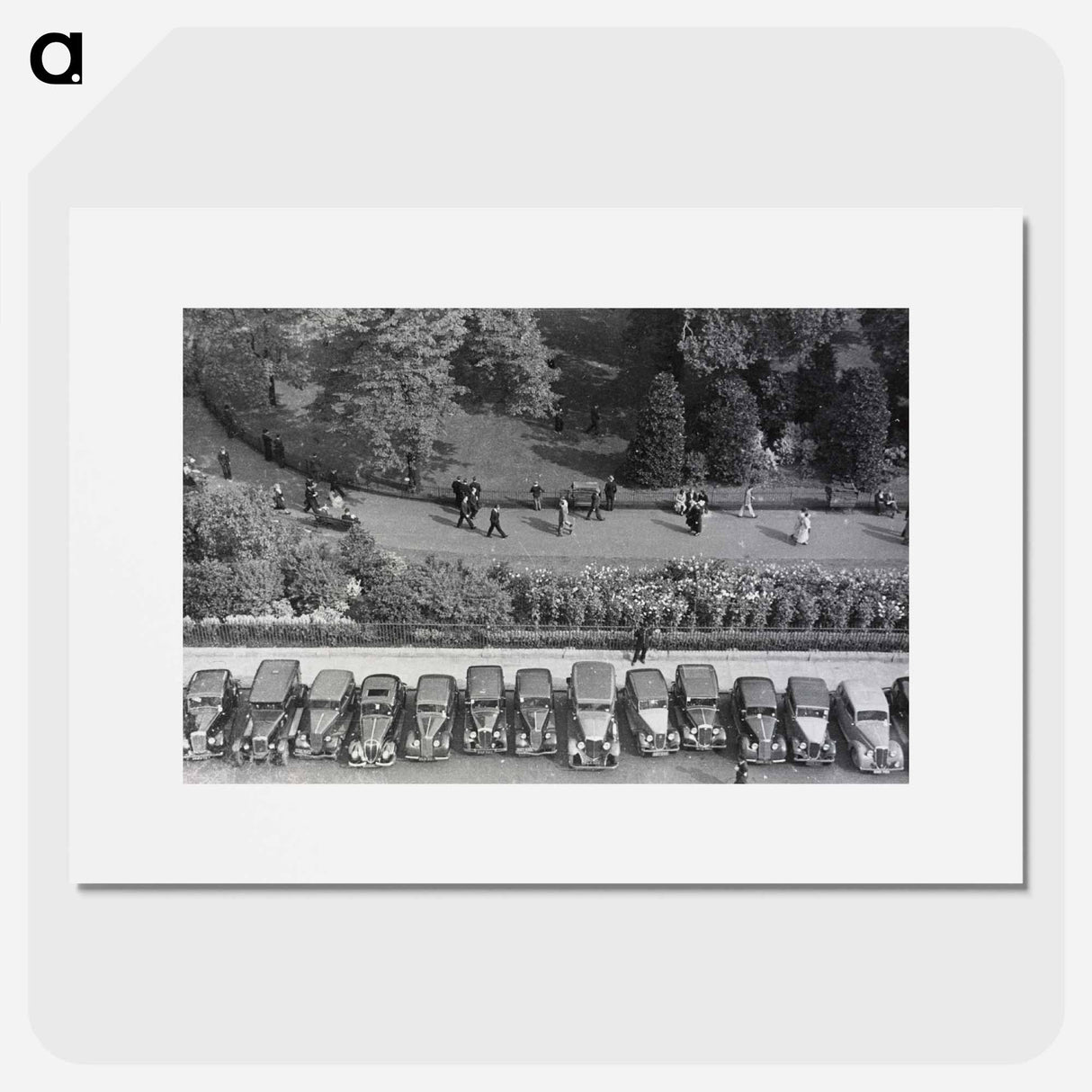 A walk in the park, London - エリック リー ジョンソン Poster.