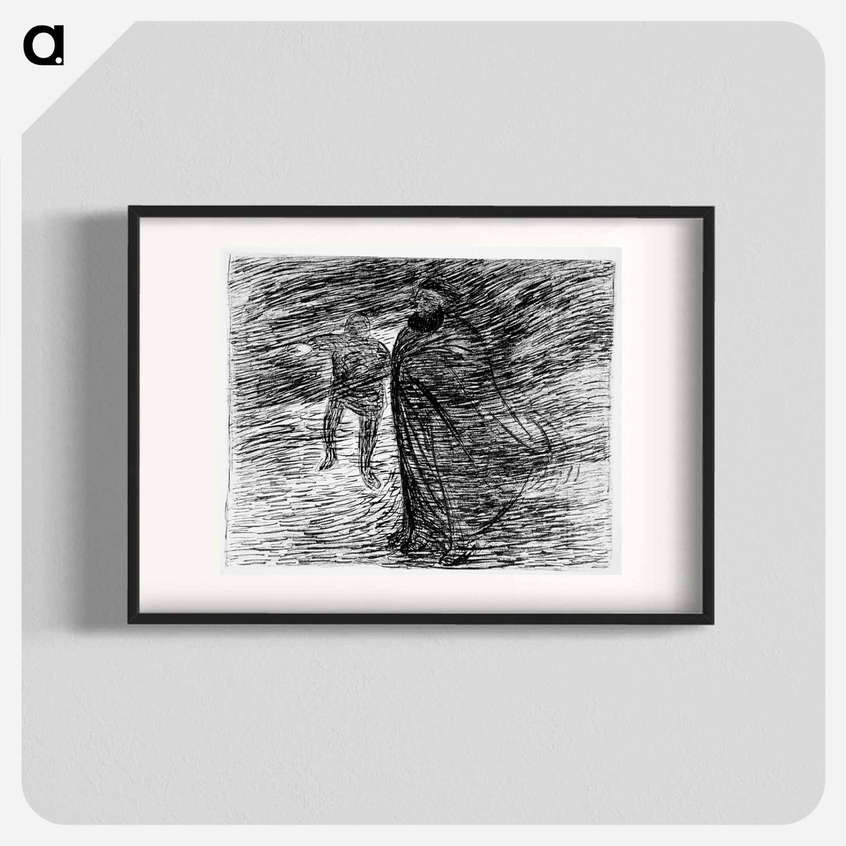 Spectre in the fog - エルンスト ハインリヒ バルラッハ Poster.