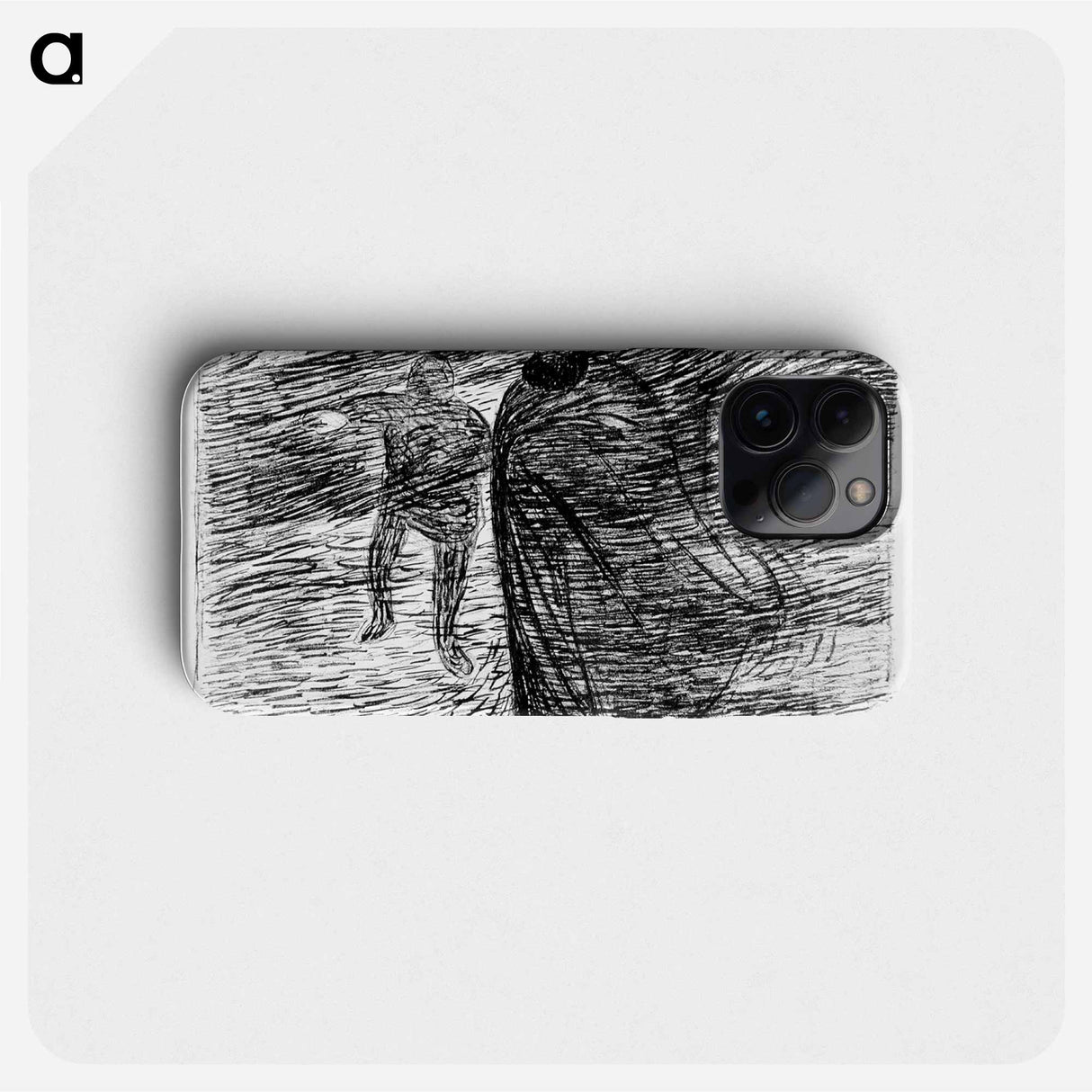 Spectre in the fog - エルンスト ハインリヒ バルラッハ Phone Case.