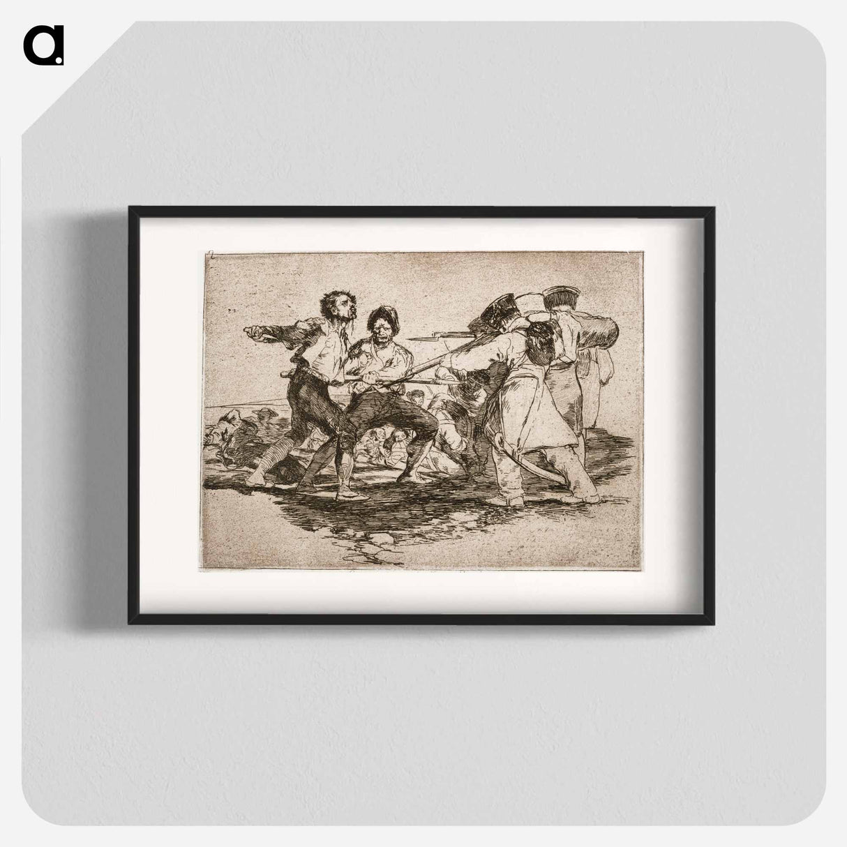 I want to die (with love) - Francisco de Goya Poster.