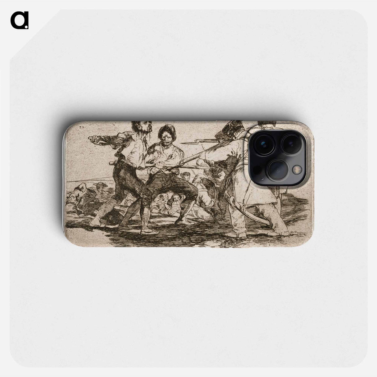 I want to paint it (with ink on it) - Francisco de Goya Phone Case.