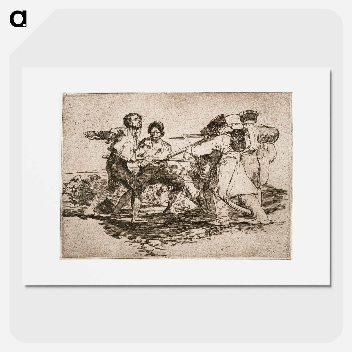 I want to die (with love) - Francisco de Goya Poster.