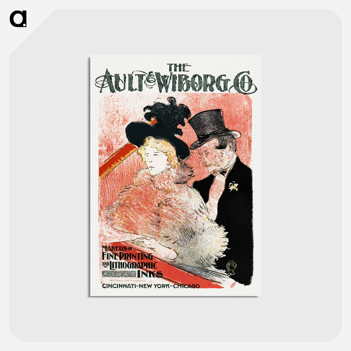 アートポストカード-Au Concert - アンリ ド トゥールーズ ロートレック Postcard.