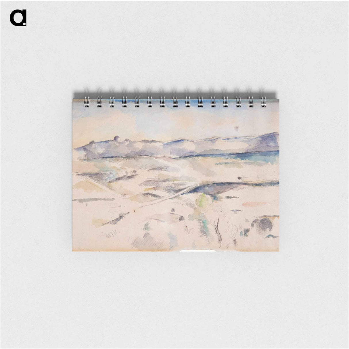 The Chaine de l'Étoile Mountains (La Chaine de l'Étoile avec le Pilon du Roi) - ポール セザンヌ Memo.