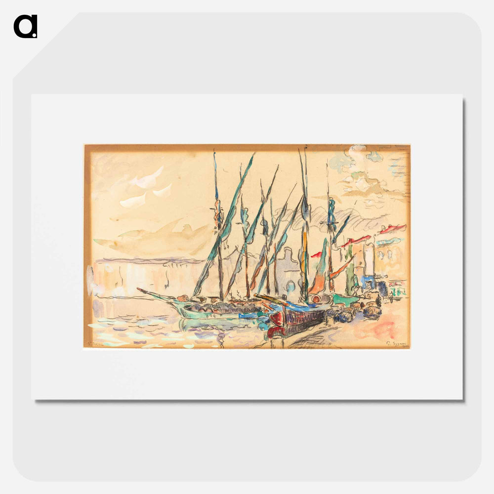 St. Tropez - Paul Signac Poster.