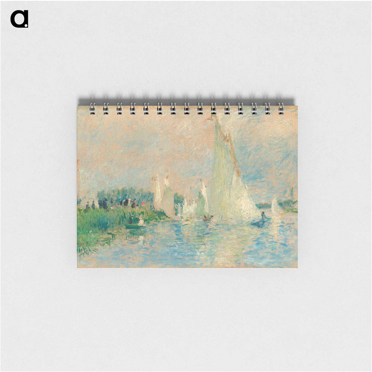 Regatta at Argenteuil - ピエール オーギュスト ルノワール Memo.