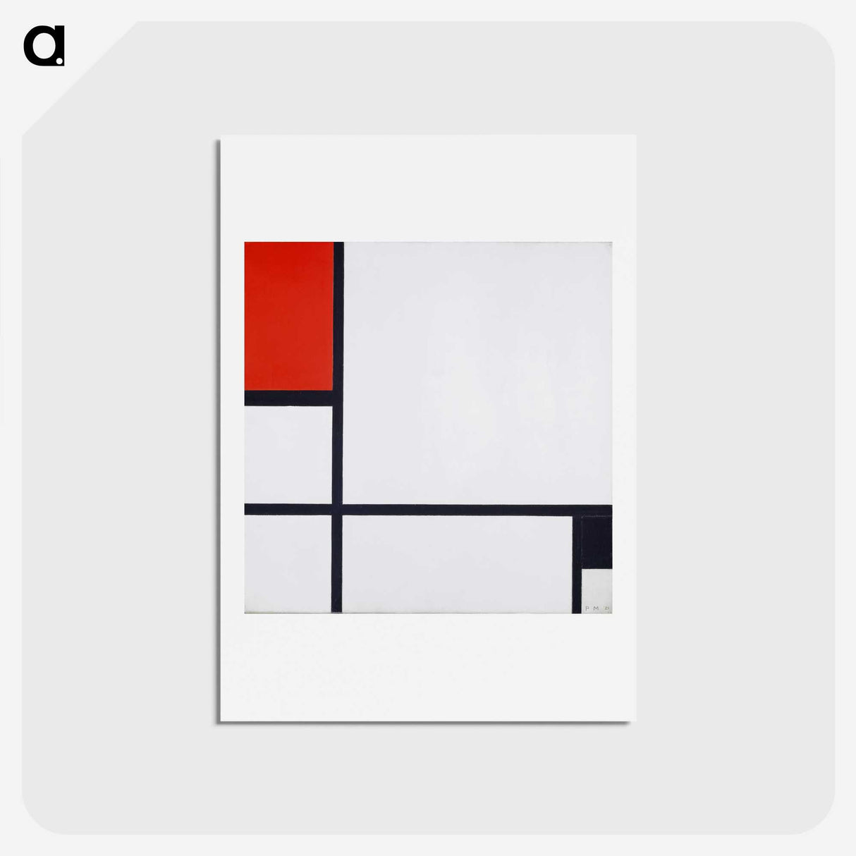 1-55_Piet-Mondrian_hagaki