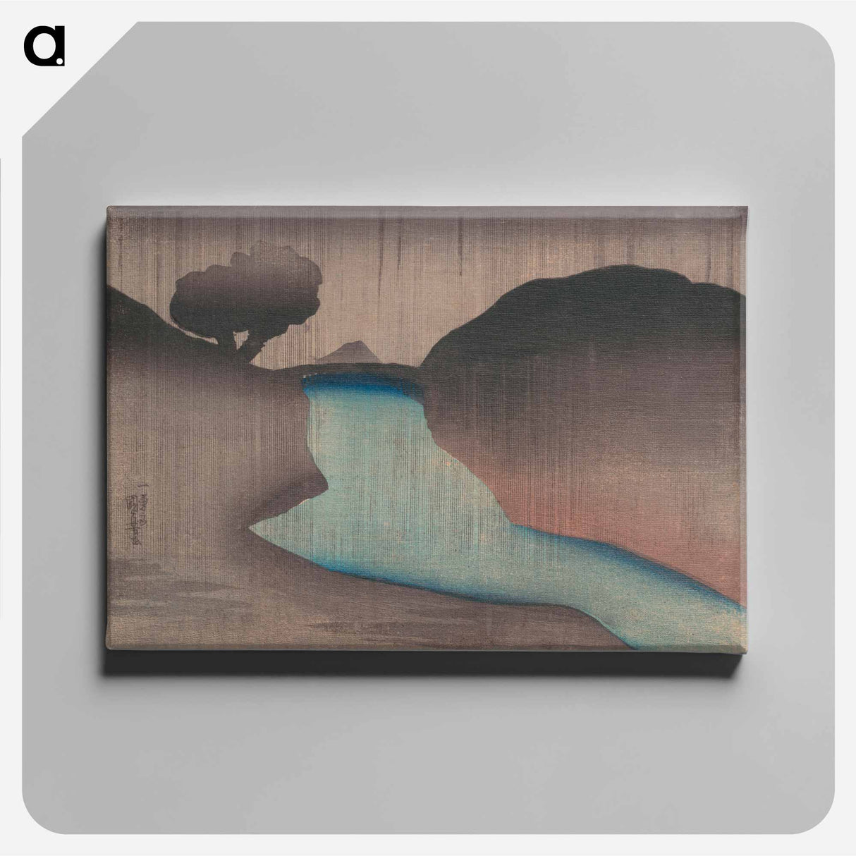 アートパネル-Ochanomizu in the Rain - 歌川 国芳 Canvas.