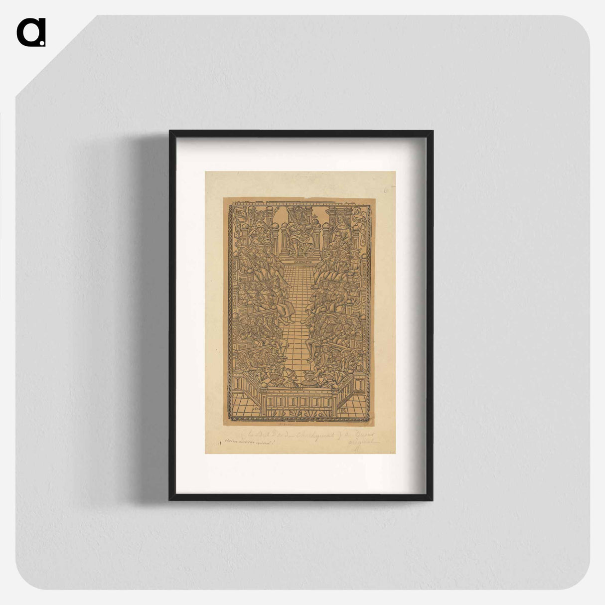 Parliament of Karol V - アルブレヒト デューラー Poster.