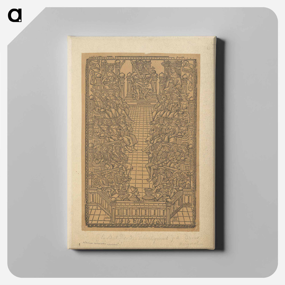 Parliament of Karol V - アルブレヒト デューラー Canvas.